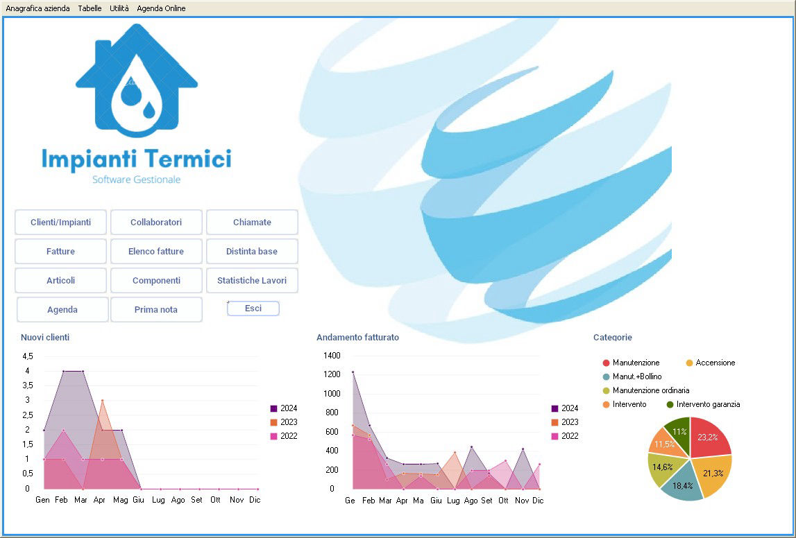 software gestionale caldaia e manutenzione impianti termici